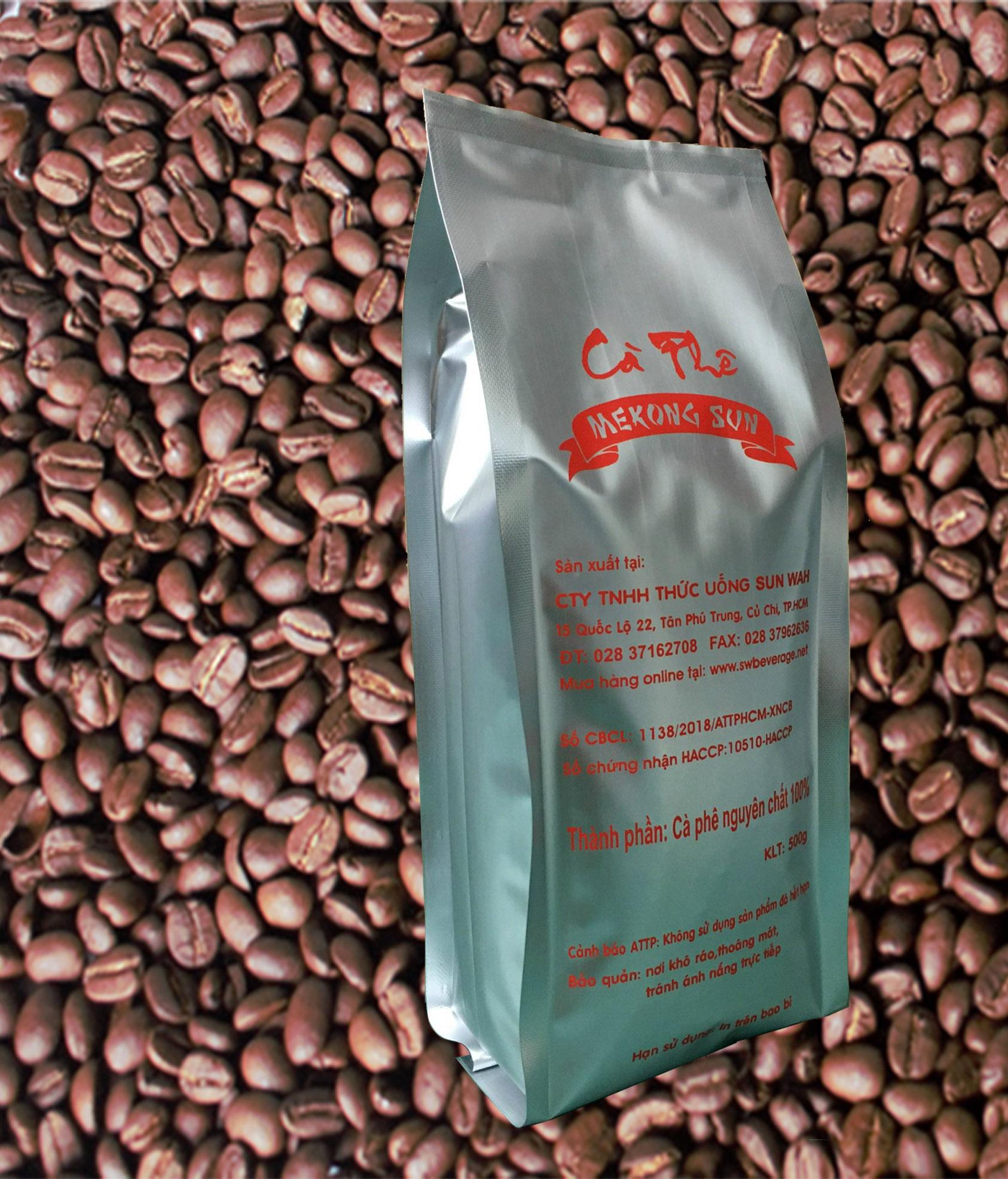 Cà Phê rang/ xay Mekong Sun - Loại Arabica, Nguyên Chất
1 kg