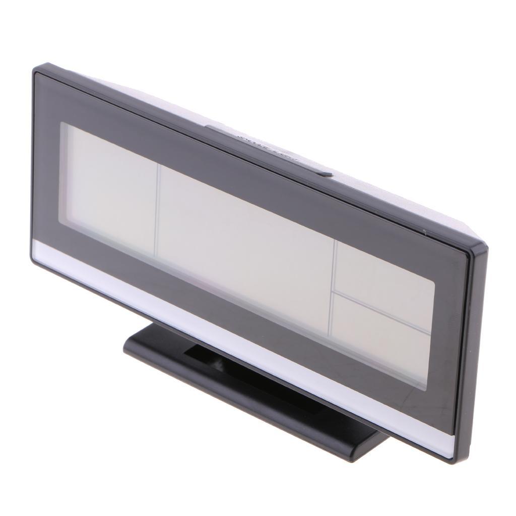 Smart Alarm Clock with Sound Controlled Backlight Calendar Temperature