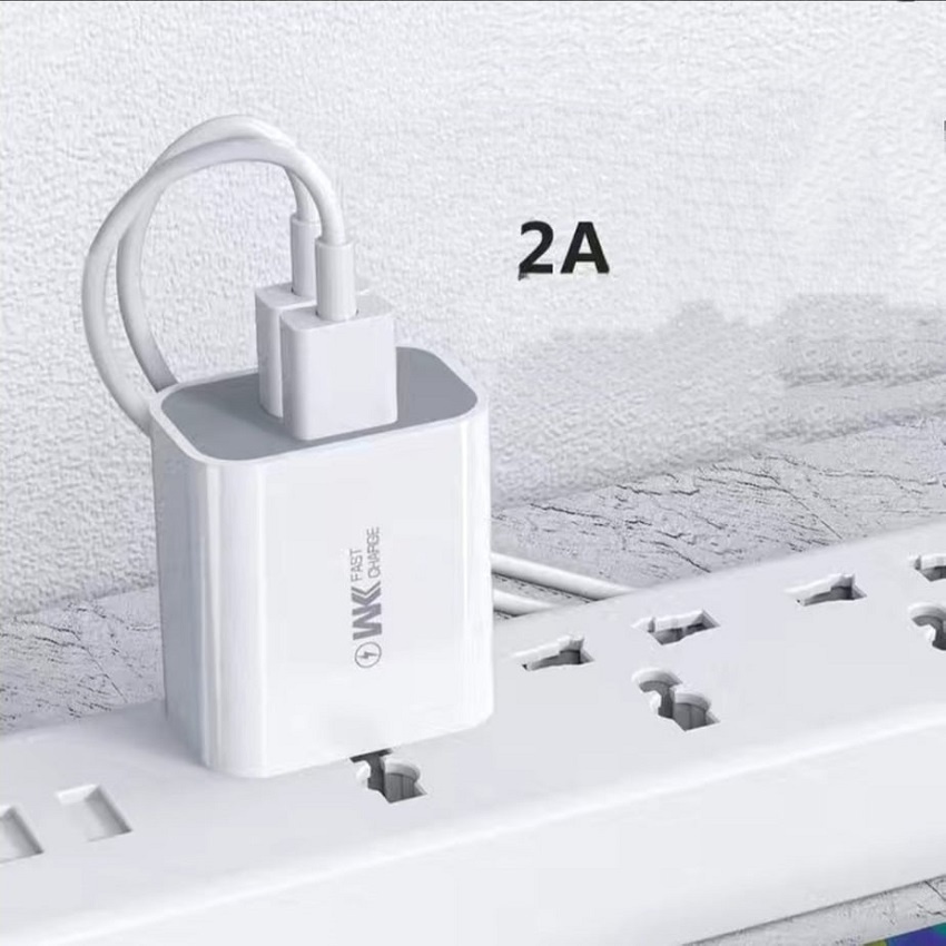 BỘ CỦ SẠC HỖ TRỢ SẠC NHANH CỦ SẠC + DÂY MAXSPEED WEKOME WP-U56 HÀNG CHÍNH HÃNG