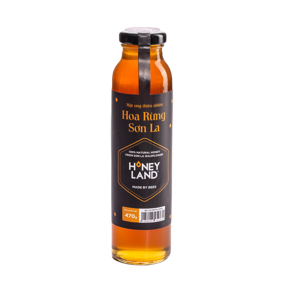 Mật ong nguyên chất Hoa Rừng Sơn La HONEYLAND 470g