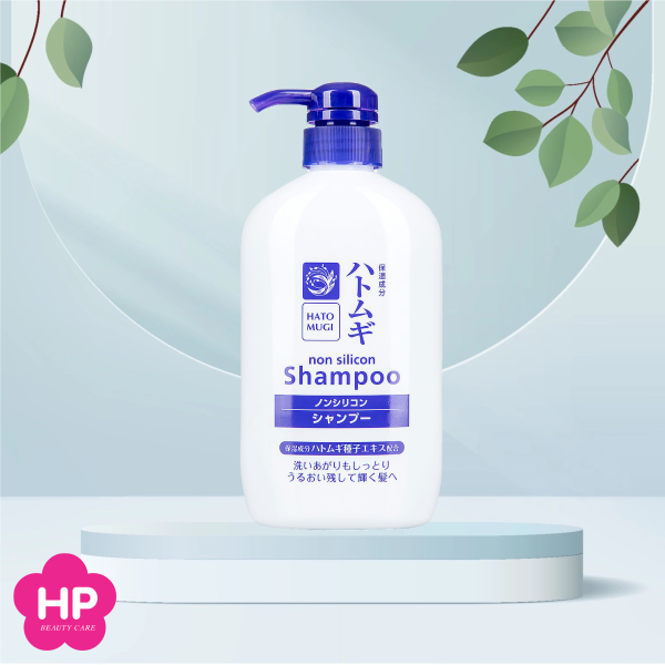 Dầu Gội Đầu Phục Hồi Tóc Cosme Station Hatomugi Shampoo Chiết Xuất Hạt Ý Dĩ (Chai 600 mL)