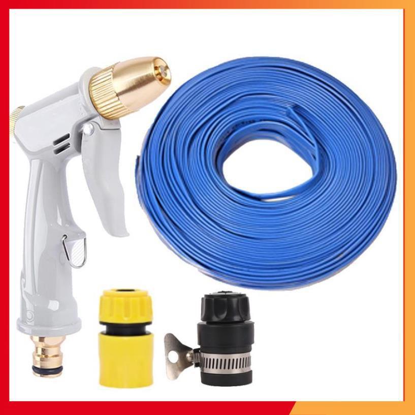 Bộ dây vòi xịt nước rửa xe, tưới cây tăng áp 3 lần, loại 20m 206846