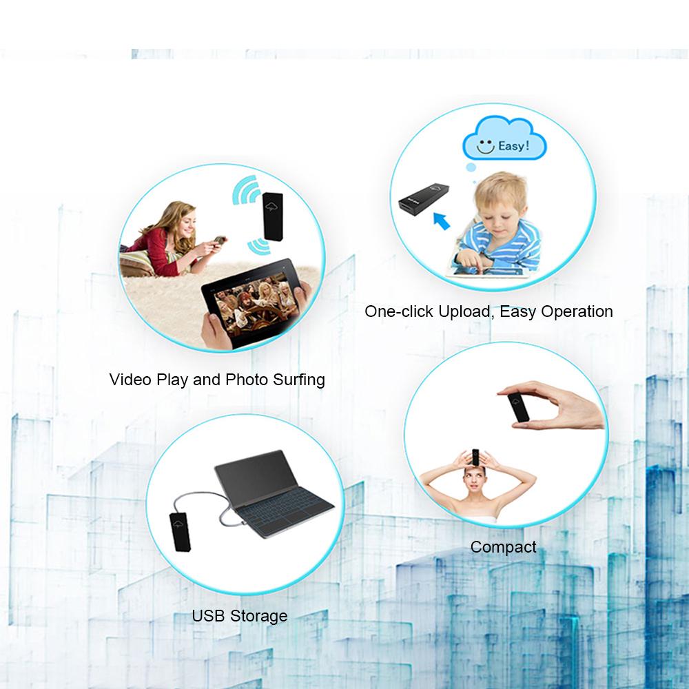 Hộp lưu trữ bộ nhớ Wi-Fi flash cho đầu đọc thẻ nhớ TF / MicroSD