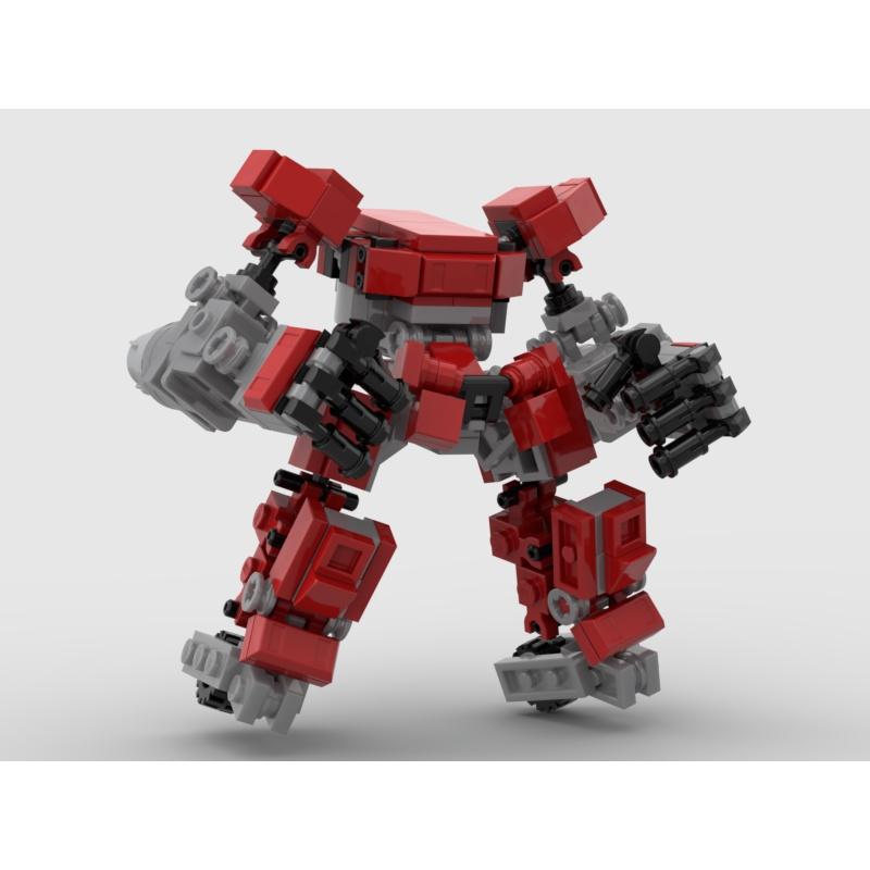 Đồ chơi lắp ráp Moc Mech Robot Train