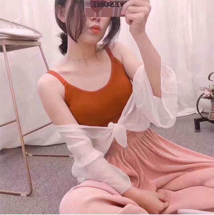 Áo bra cotton tăm xuất nhật mặc cực năng động dễ phối đồ
