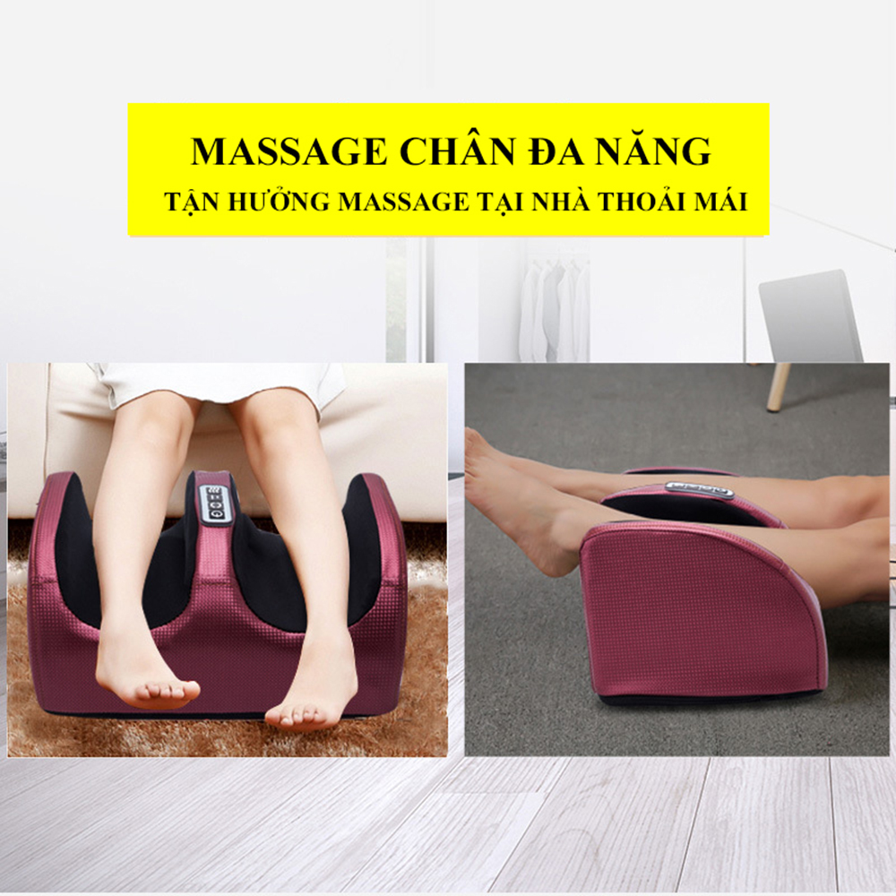 Máy massage bàn chân, máy mát xa bấm huyệt bàn chân an toàn giúp lưu thông khí huyết cho giấc ngủ ngon.