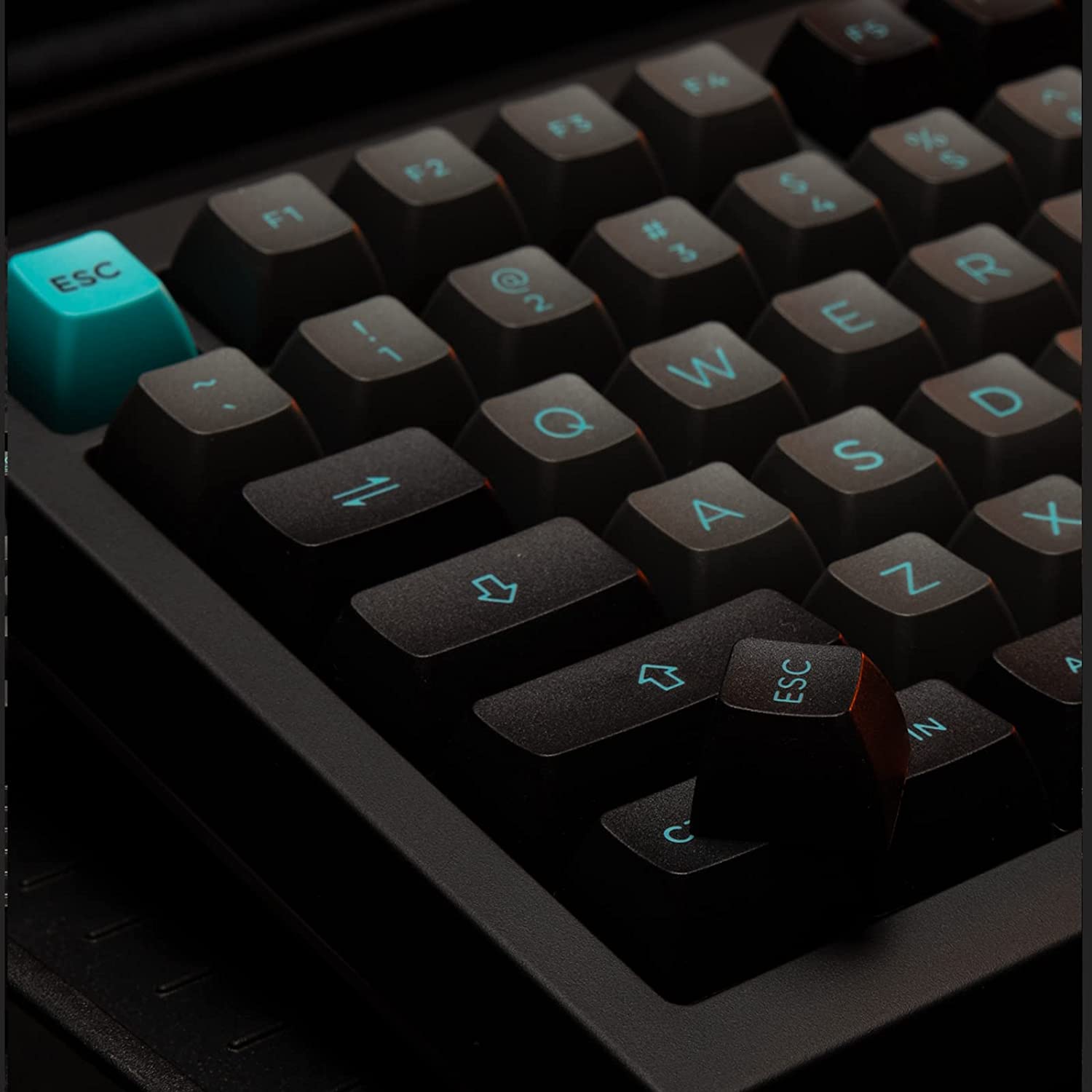 Bàn phím máy tính AKKO 5075B Plus Black & Cyan_Mới, hàng chính hãng