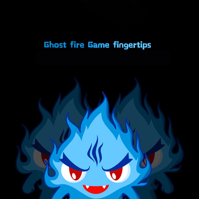 Găng tay chơi game Sợi ion Bạc Ghost Fire cảm ứng bao ngón tay chống mồ hôi, chống trượt - Bộ 2 ngón