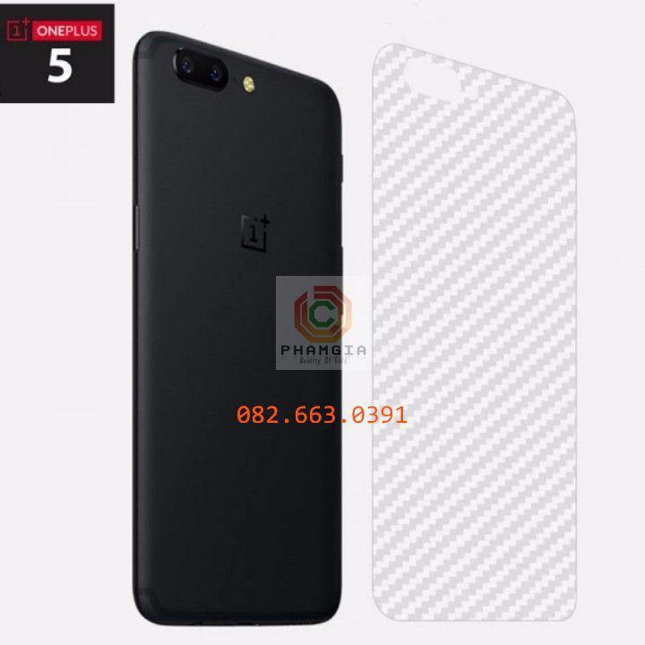 Miếng dán mặt lưng skin carbon dành cho Oneplus 5
