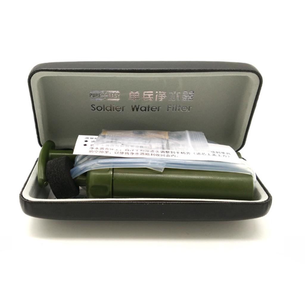 Outdoor Water Purifier Ultra Filter Pump Hiking Emergency Water Purification Kit