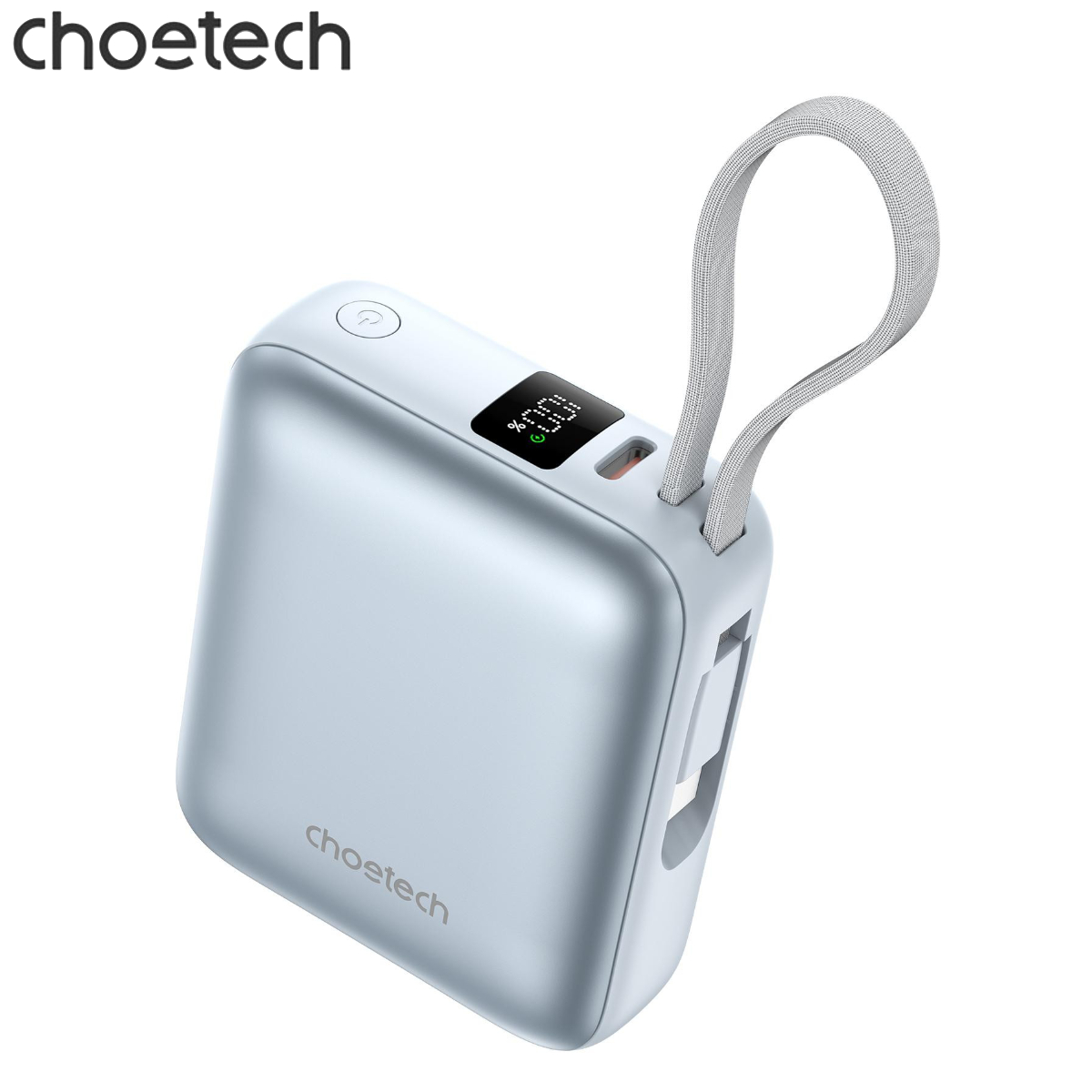 Pin dự phòng sạc nhanh 35W Choetech B832 tích hợp cáp sạc Type C - Hàng chính hãng