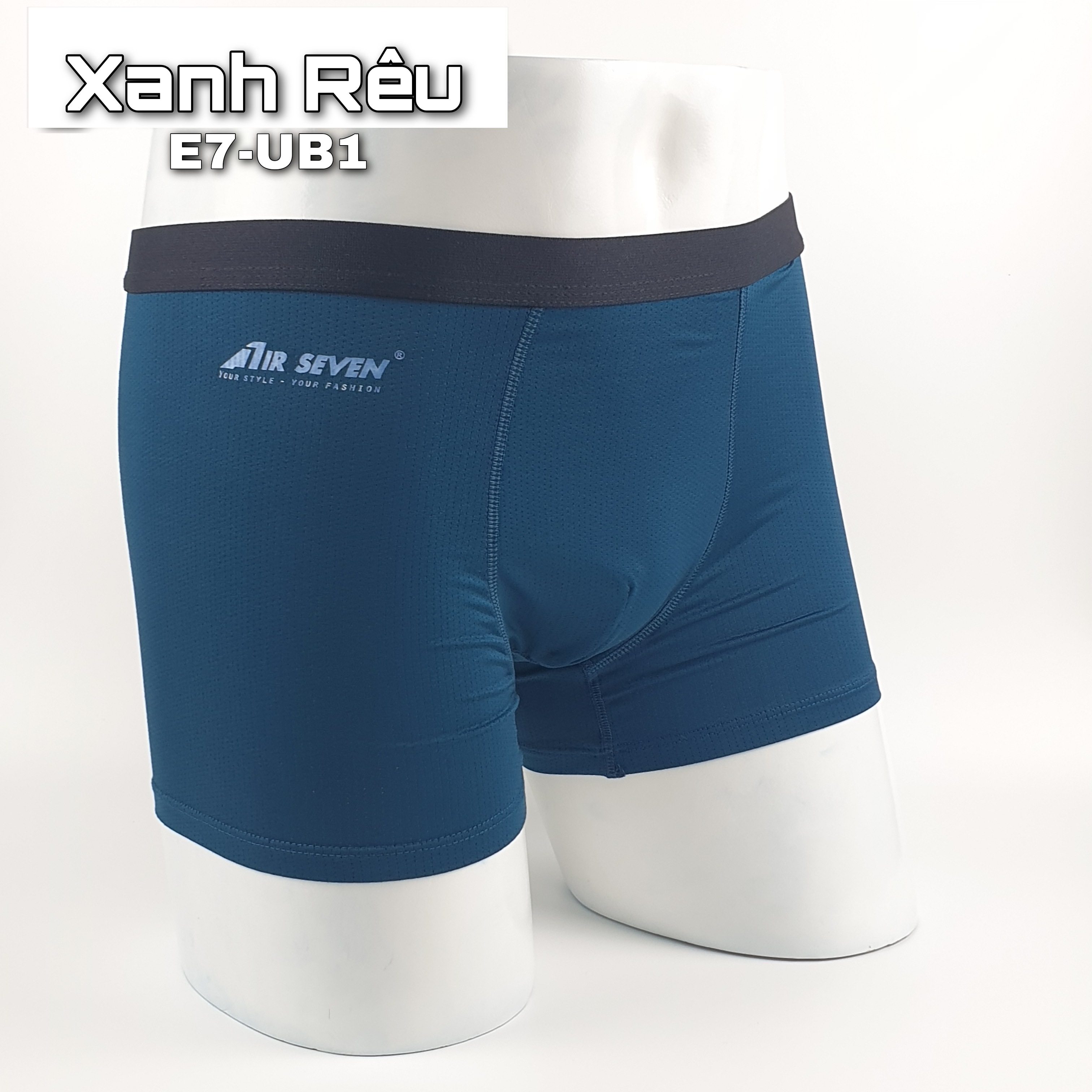 Quần lót nam Boxer UB1 co giãn 4 chiều, lưng thun nhỏ, công nghệ thoáng khí - màu Xanh Rêu