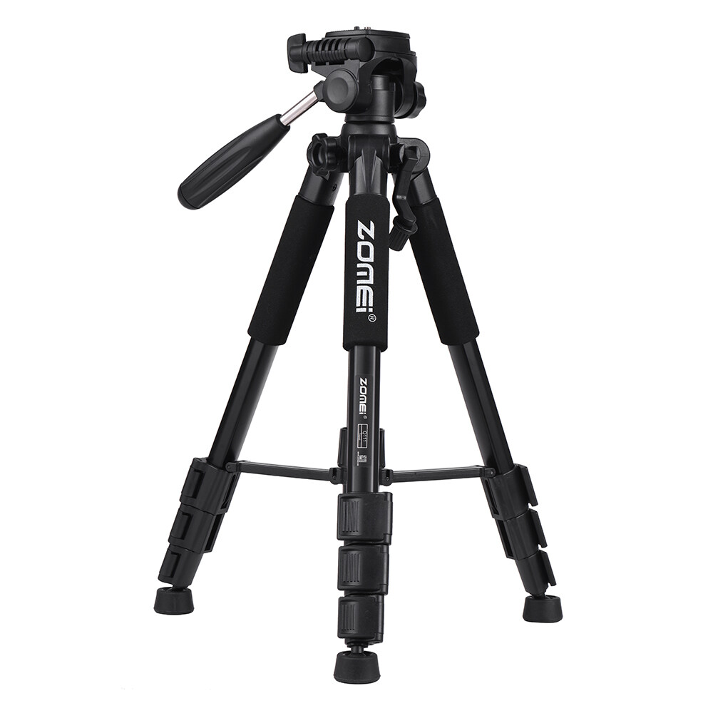 Vinetteam Chân máy chụp ảnh, máy quay phim tripod ZOMEI Q310 / Q111 hợp kim nhôm chống rung có thể kéo dài 170cm trọng tải tối đa 10kg - hàng chính hãng