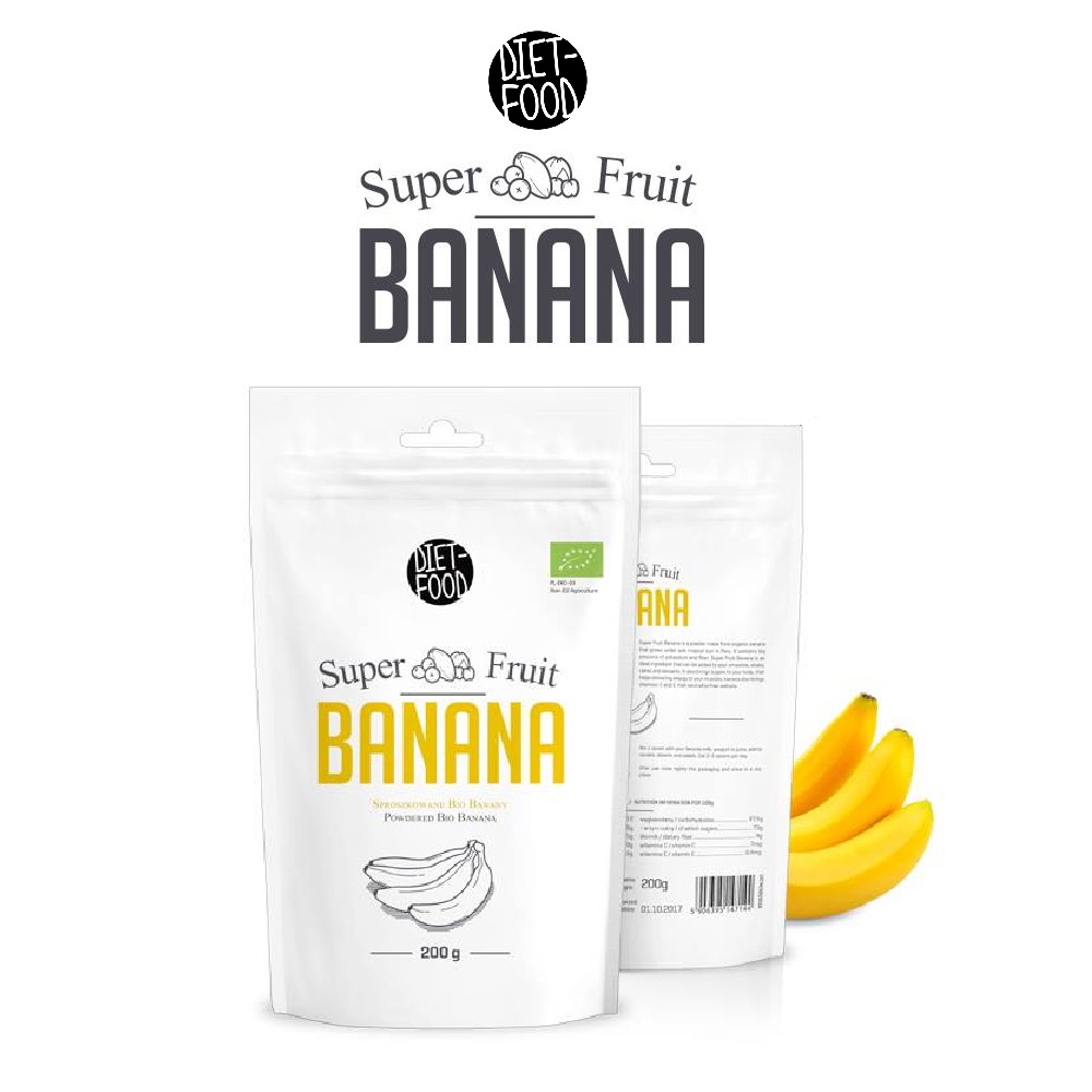 Bột Quả chuối hữu cơ 200g Diet Food Organic Banana Powder