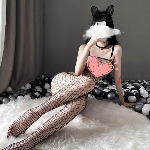 Bộ Bodysuit Lưới Toàn Thân Xẻ Đáy Táo Bạo, Tôn Dáng Tối Đa Và Khơi Gợi Sự Quyến Rũ Tự Nhiên C009