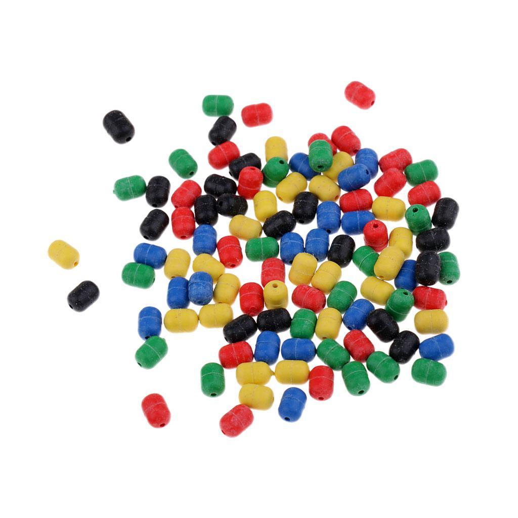 2-8pack 100Pcs Carp Bait Soft Beads Sea Fishing Lure Floating Beads Float Tackle