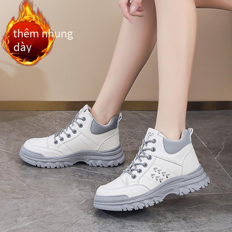 Phong cách mới nhất của giày nữ giày lưới màu đỏ giày chạy bộ thoáng khí giày cổ tích mới nhất
