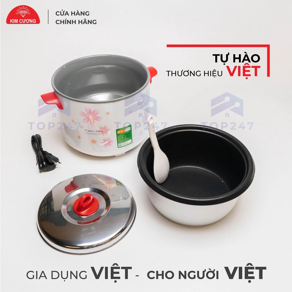 Nồi Cơm Điện Kim Cương 1.8 Lít Nắp Rời Chống Dính - Hàng Chính Hãng