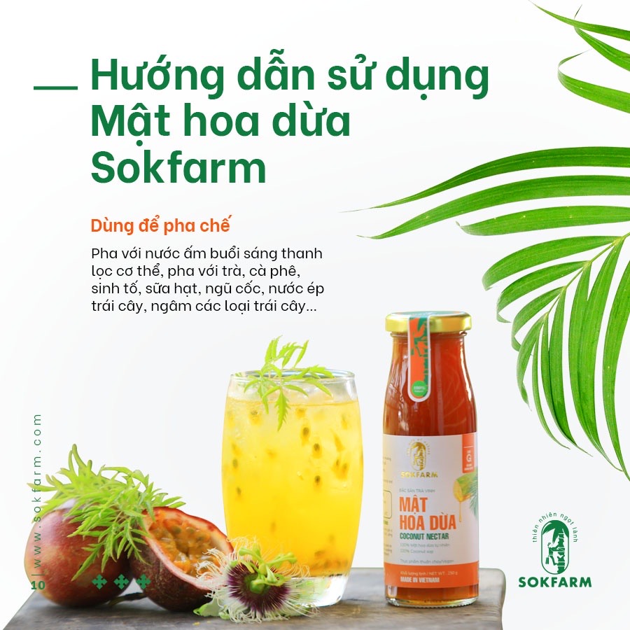 Mật Hoa Dừa Nguyên Chất 250Gr  - Sokfarm