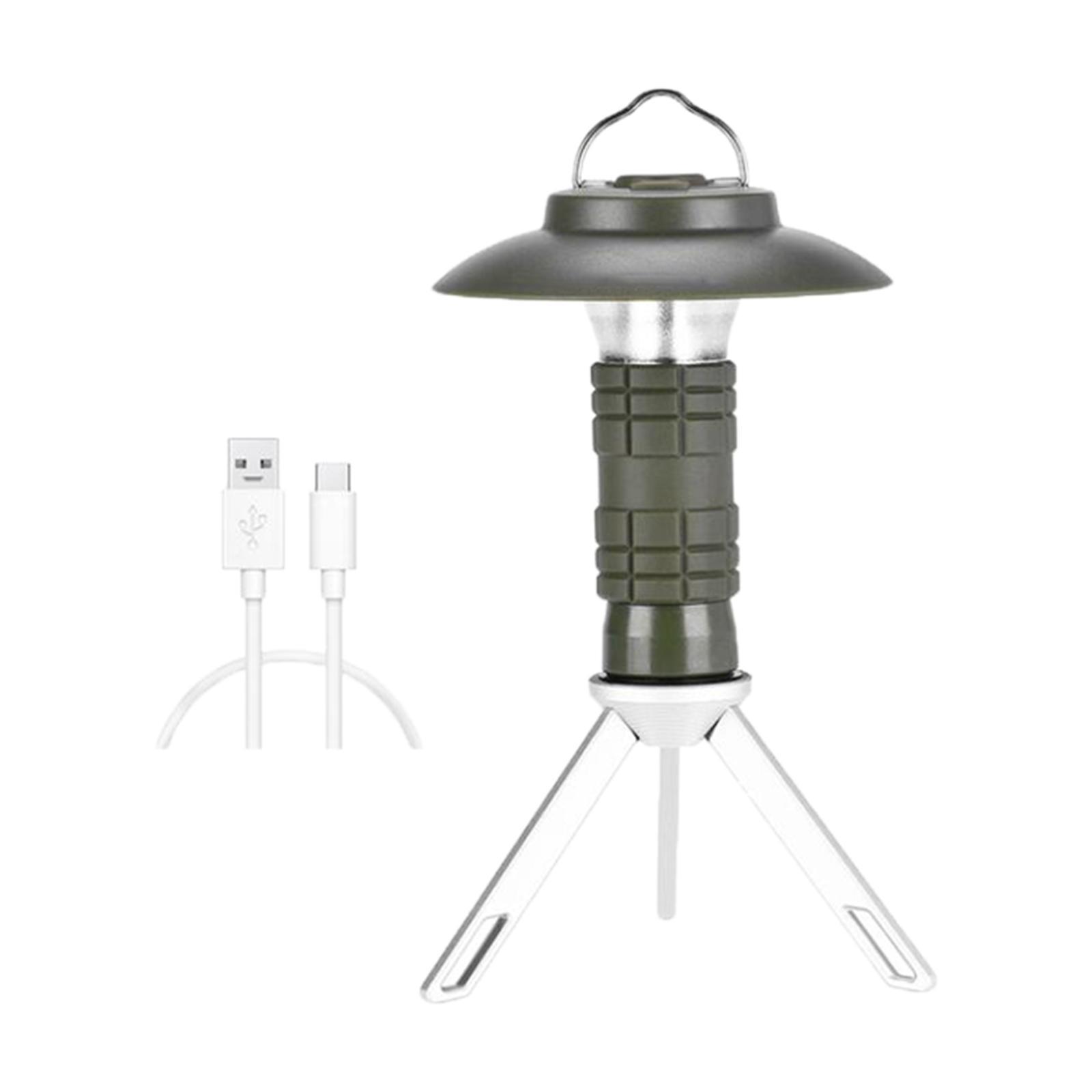 LED Camping Lantern Lamp Outdoor Light Detachable Tripod Portable for Hiking