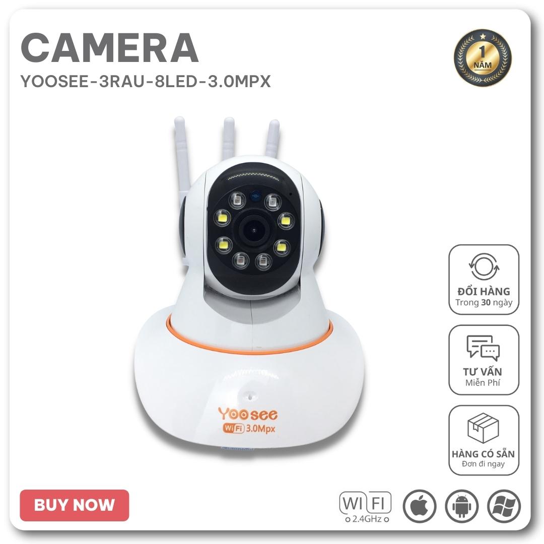 Camera yoosee 3 râu thế hệ mới kèm thẻ nhớ 64GB