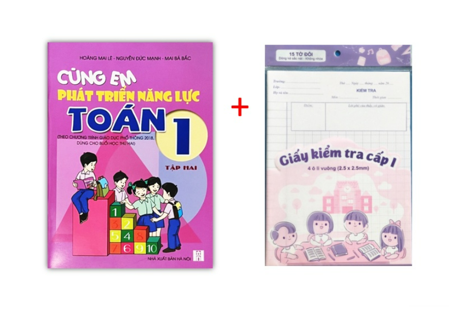 Sách - Cùng Em Phát Triển Năng Lực Toán 1 - Tập 2