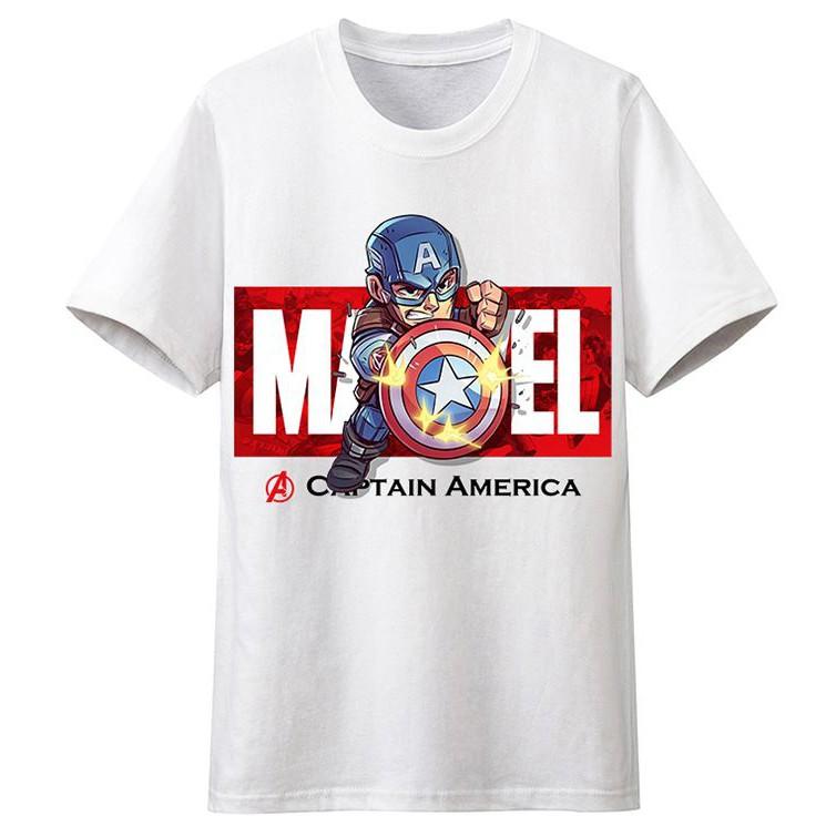 ALBUM 4 - BST Áo Thun Captain America Siêu Hot | Avenger Marvel Tshirt | Hàng Độc Quyền Bao Chất