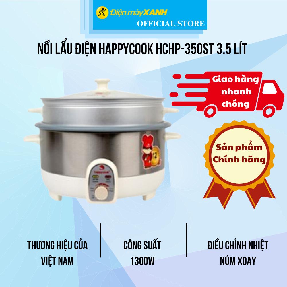 Nồi lẩu điện Happycook HCHP-350ST 3.5 lít - Hàng Chính Hãng
