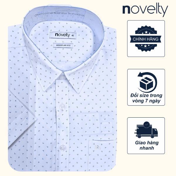 ÁO SƠ MI NAM NGẮN TAY NOVELTY REGULAR FIT RECYCLED - 240637N