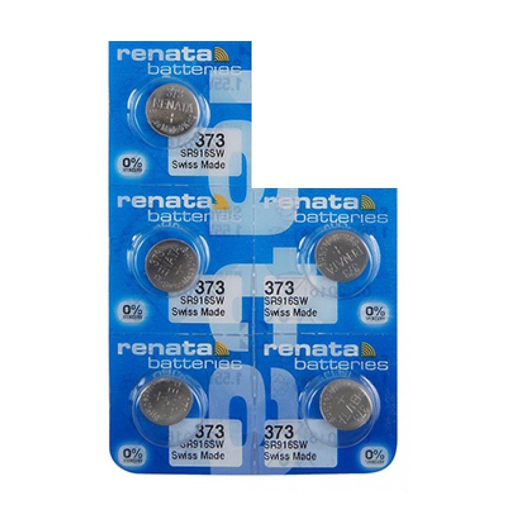 Pin đồng hồ Thụy Sỹ RENATA 373 / SR916SW oxit bạc Made in Swiss (Dạng vỉ 10 Viên)