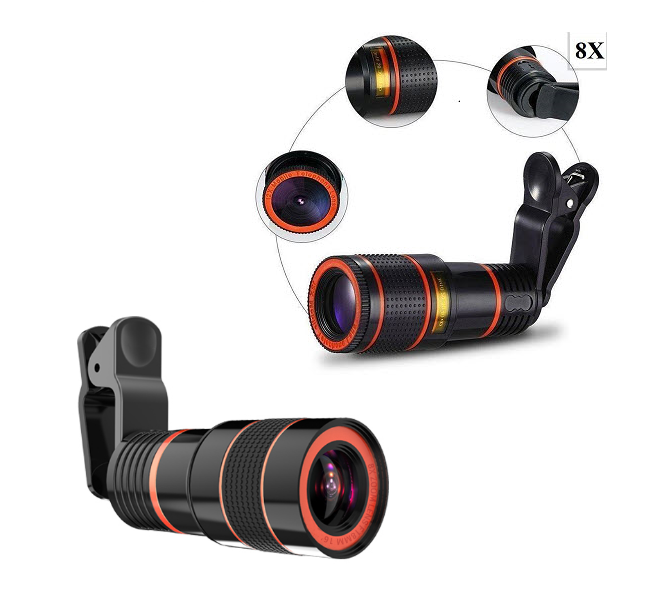 Ống len Zoom 8X camera phù hợp mọi loại điện thoại