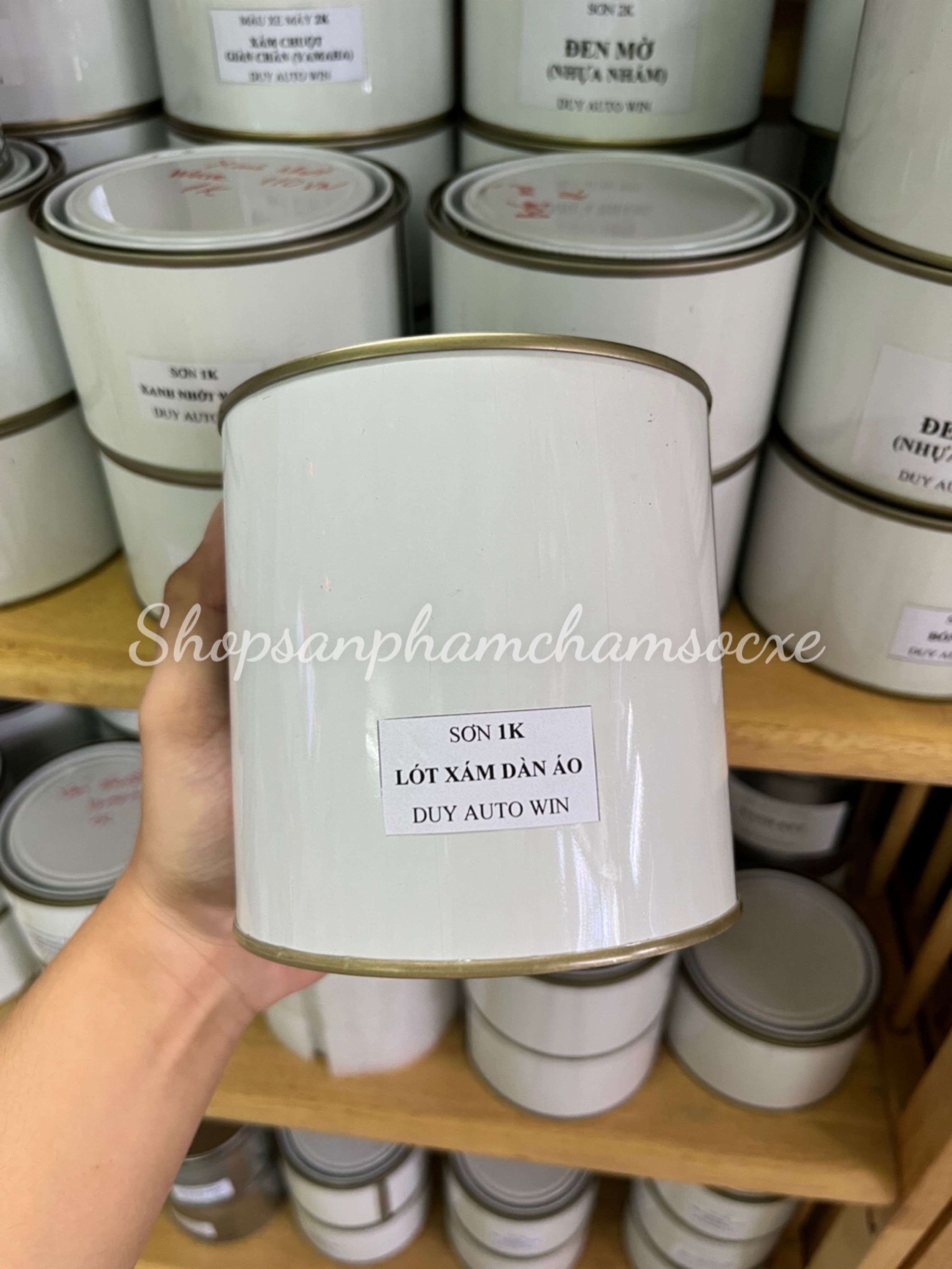Lót xám 1k đậm đặc nhanh khô - Lót nhôm kẽm dàn áo