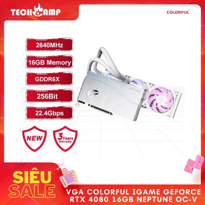 Hình ảnh Card màn hình iGame GeForce RTX 4080 16G Nep.tune OC-V - Hàng chính hãng