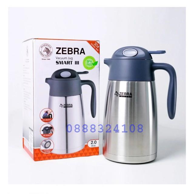 Bình Giữ Nhiệt Zebra Thái Lan Inox 304 Smart III 1,5L-2L-112948-112950