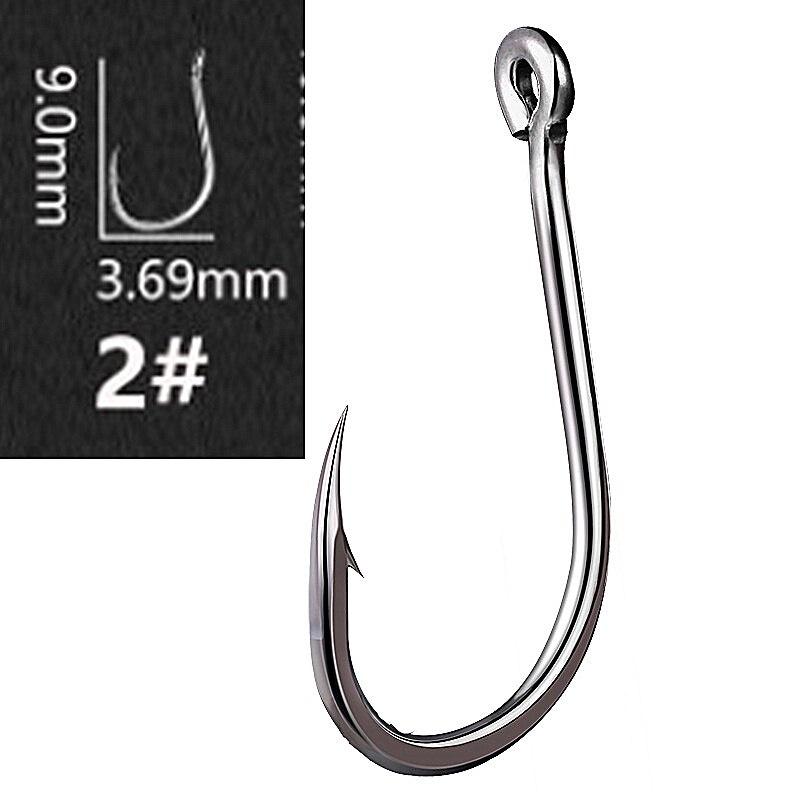100pcs Circle Carp Eyed Fishing Hook Size 3 4 5 6 7 8 9 10 11 12 13 14 15 16 17 18 Ring eye Japan Fishhook