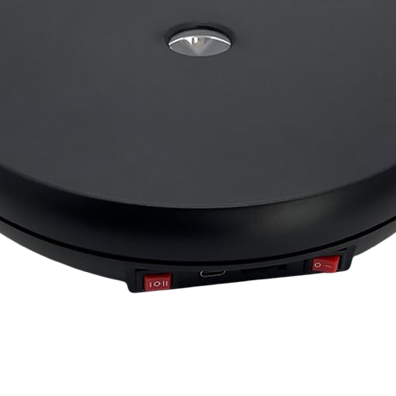 LED Rotating Display Stand Adjustable Speed 360 Degree Rotation for Craft