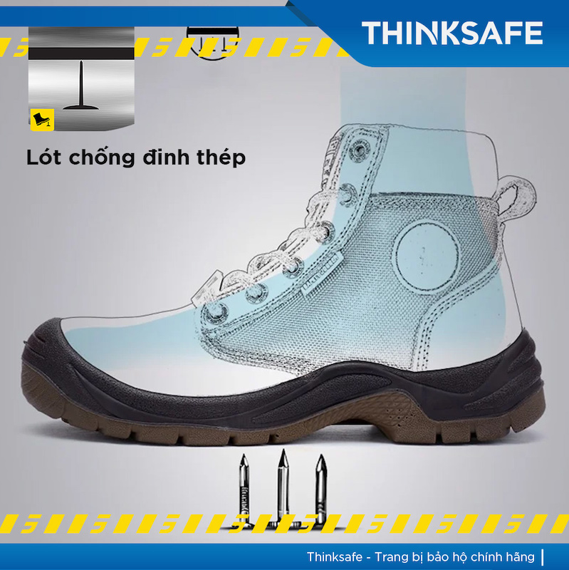 Giày bảo hộ lao động Safety Jogger Dakar S3 da thật, chống nước, chống đinh, chống tĩnh điện, cao cổ - Thinksafe