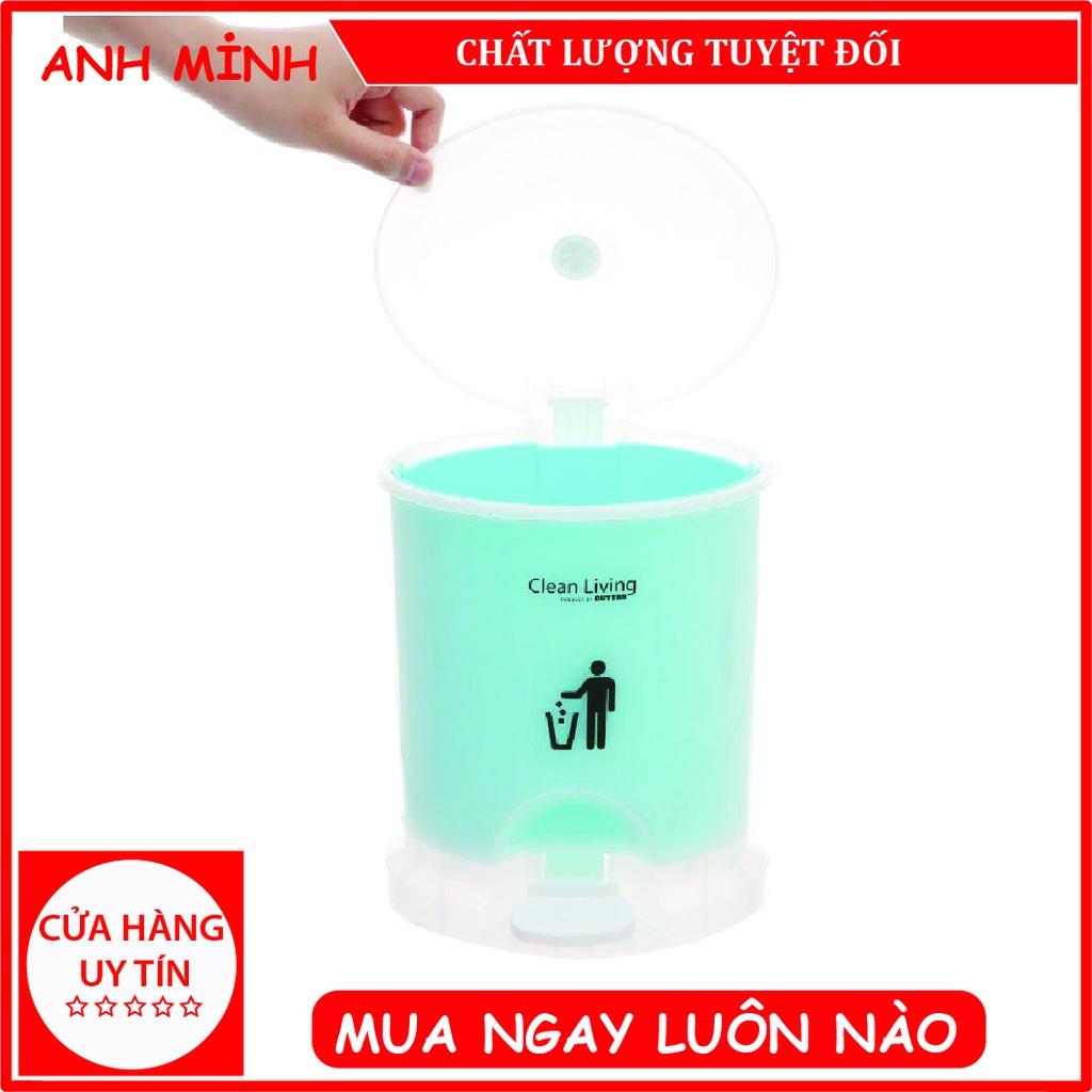 Thùng Rác Oval Nhỏ Duy Tân