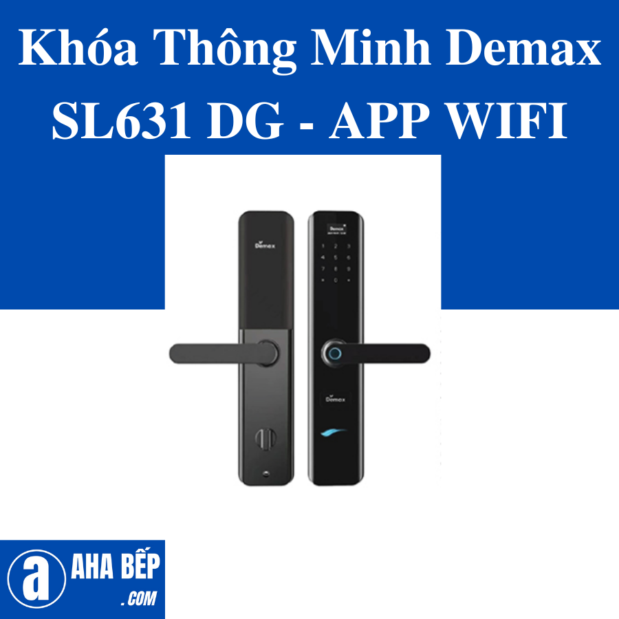 Khóa Thông Minh Demax SL631 DG - APP WIFI. Hàng Chính Hãng