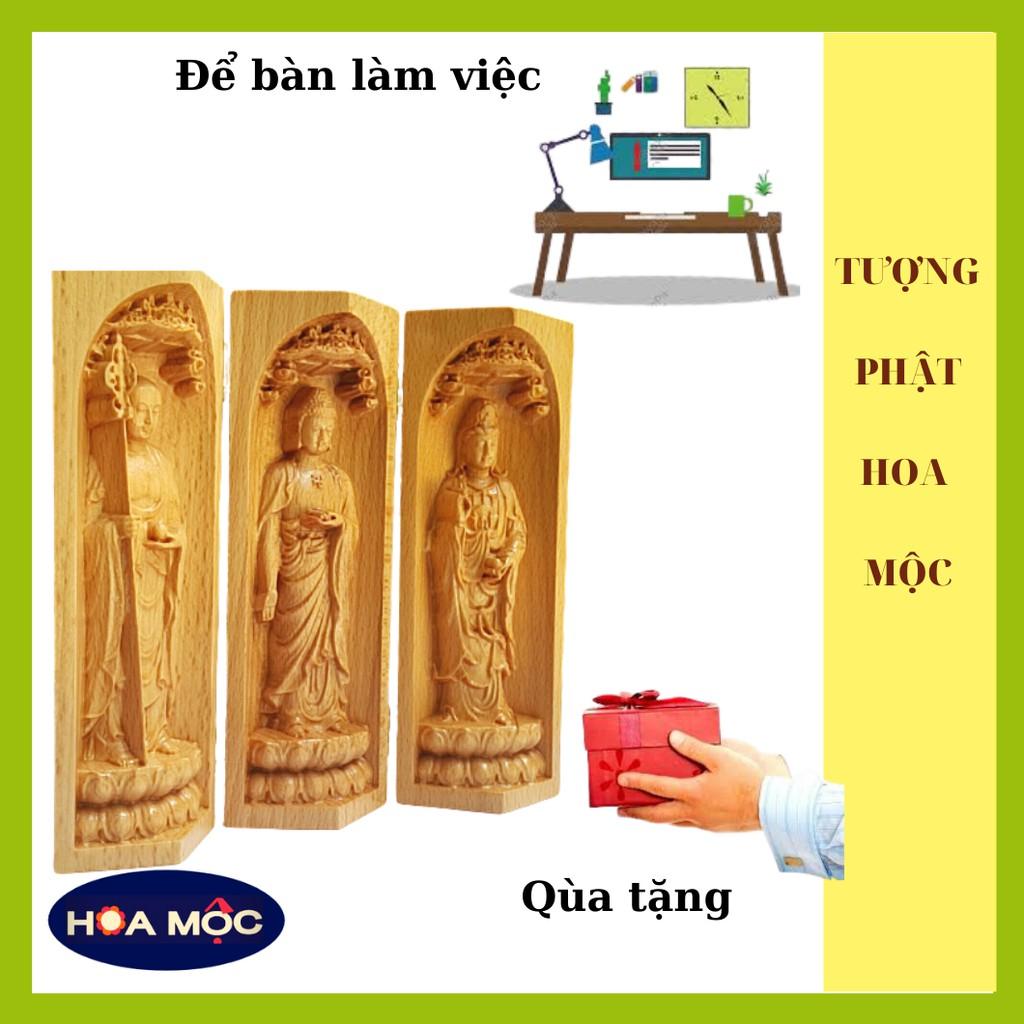 Bộ Ta Bà Tam TẶNG TRÀNG 108 HẠT GỖ MUN Địa Tạng Bồ Tát - Phật A Di Đà - Quan Âm Bồ Tát. Điêu Khắc Bằng Chất Liệu Gỗ