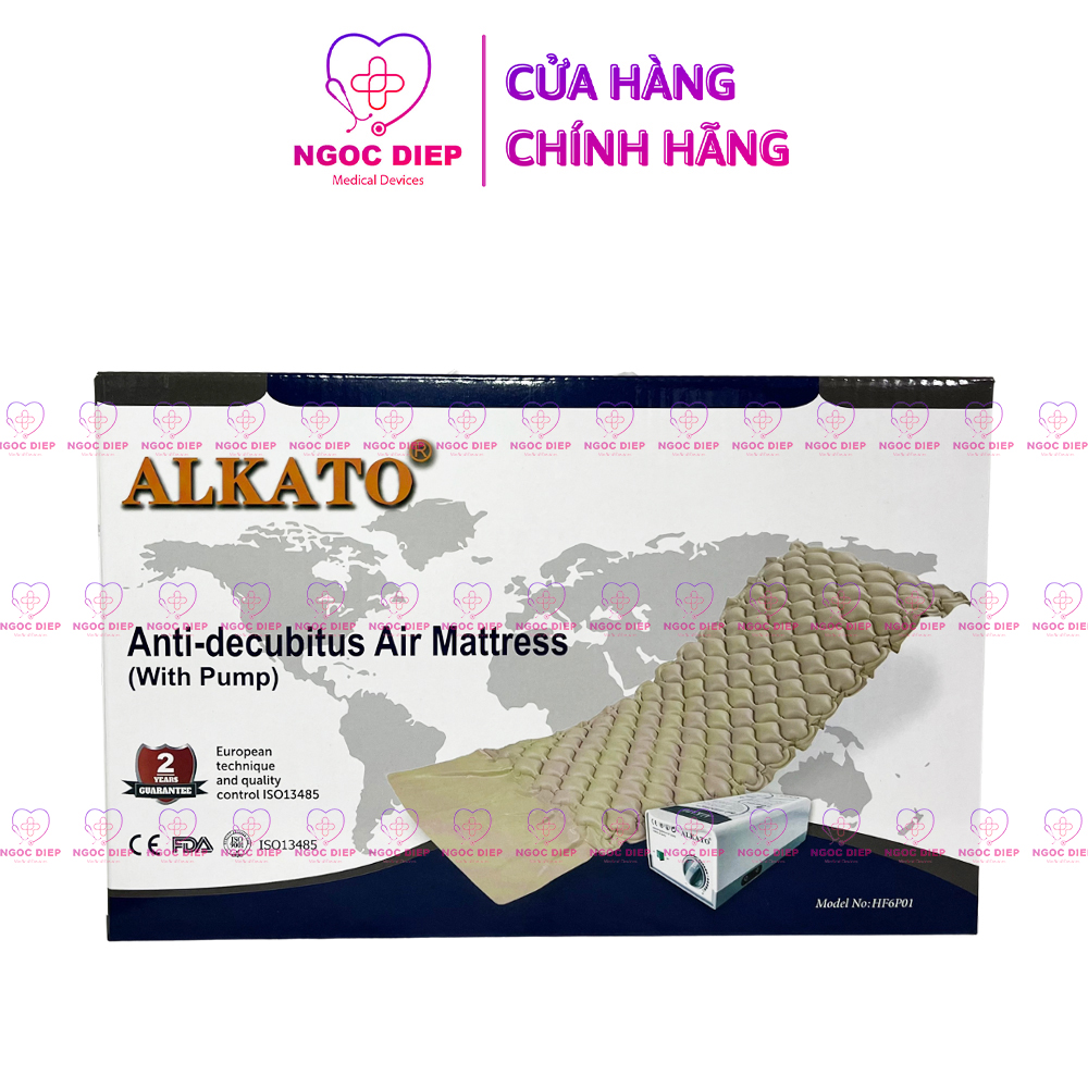 Đệm hơi chống loét ALKATO HF6P01 - Nệm cho người ốm, người già chống ê mỏi - Hàng chính hãng