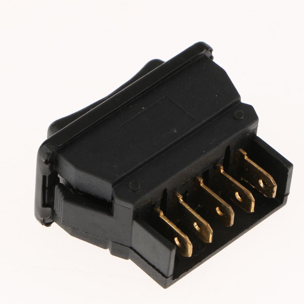 Đa Năng 5 Pin Ô Tô Điều Khiển Cửa Sổ Trên Tắt Đính Đá Công Tắc Chủ DC 12V
