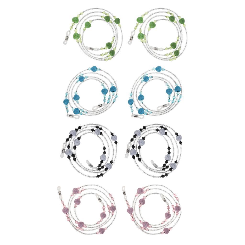 Acrylic Colorful Eyeglass Strap Rack Necklace 8