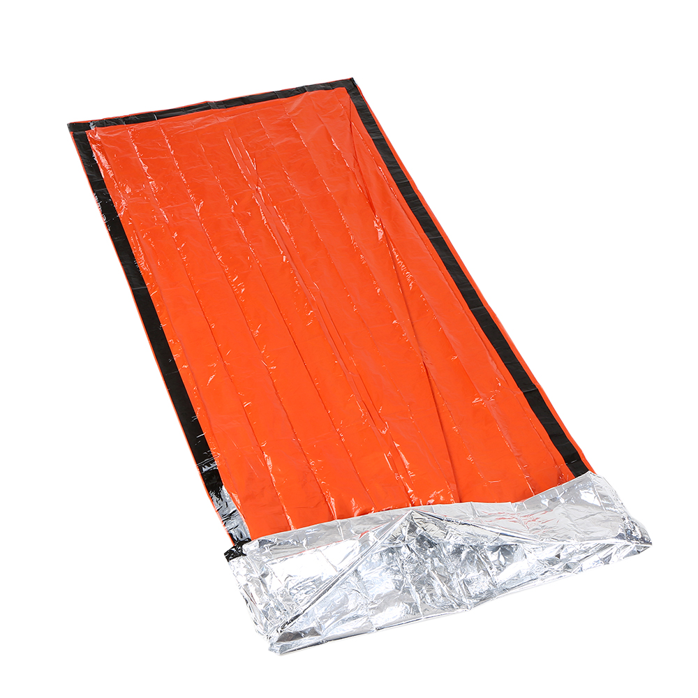 Túi Ngủ Khẩn Cấp Nhẹ Di Động Với Túi Dây Rút Cắm Trại Ngoài Trời Đi Bộ Đường Dài