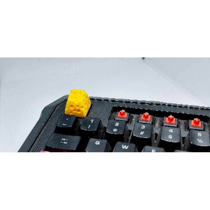 Keycap cheese clone trang trí bàn phím cơ gaming