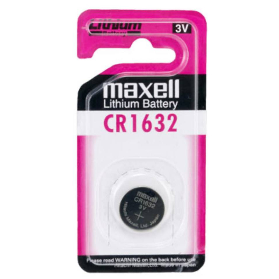 Vỉ 1 viên pin chính hãng Maxell CR1632 Nhật Bản