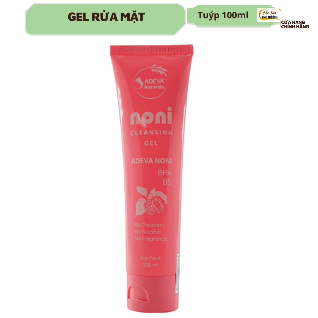 Gel rửa mặt Trái Nhàu Noni - Noni Cleansing Gel 100ml - Làm sạch dịu nhẹ, cấp ẩm cho da mềm mại, phù hợp cho mọi loại da