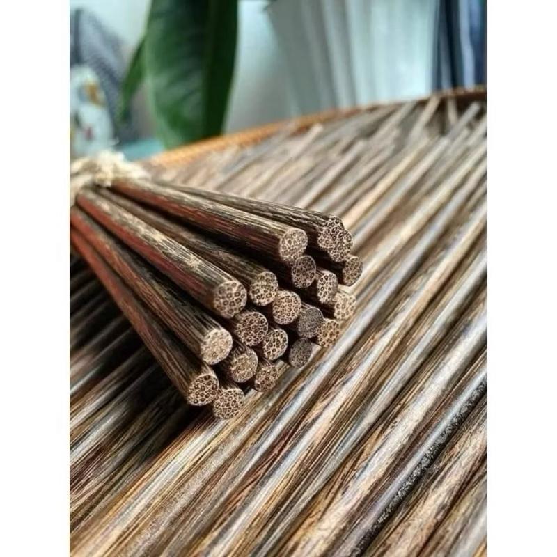 Đũa Buông Bình Thuận Cao Cấp [KHÔNG SƠN – KHÔNG HÓA CHẤT] – Đũa Sóng Lá Dùng Càng Lâu Càng Bóng Đẹp – An Toàn Khi Ăn Uống – Hộp 10 Đôi