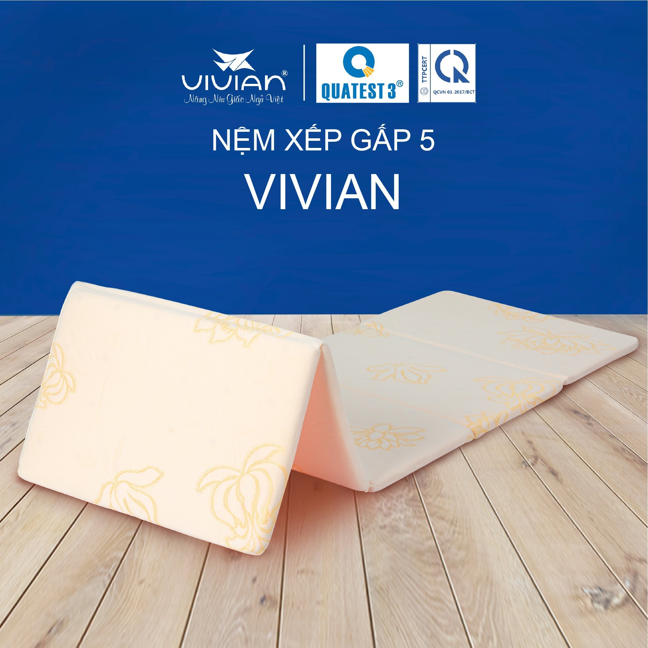 Nệm Xếp Gấp 5 Đa Năng - Tối đa hóa sự tiện dụng đến người dùng Việt