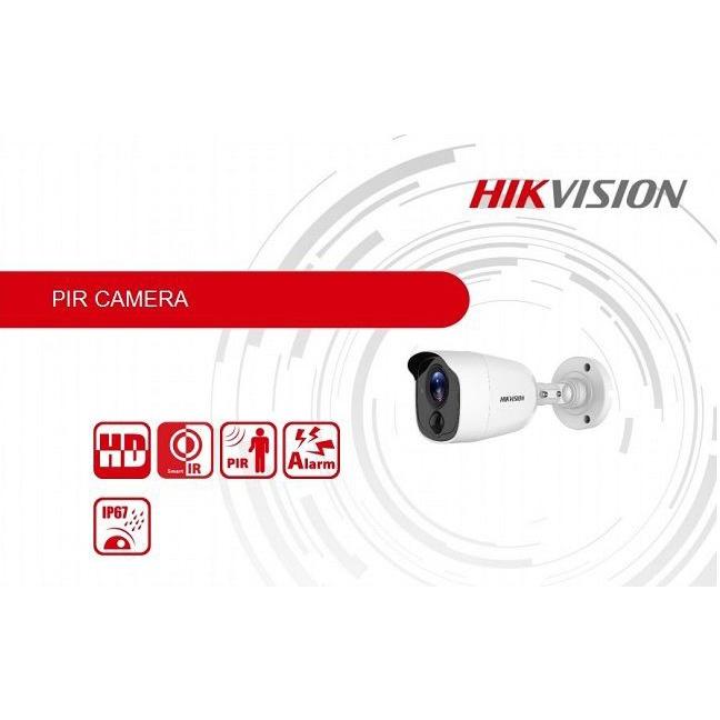 Camera HD-TVI hồng ngoại chống trộm PIRL HIKVISION DS-2CE11D0T-PIRL (2MP, cảnh báo chuyển động, hỗ trợ đèn cảnh báo) - Hàng chính hãng